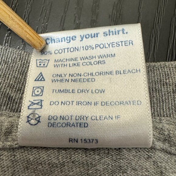 VTG Purdue Boilermakers Shirt Men's Medium Gray Sportswear 90s Delta Pro Weight - Picture 5 of 8